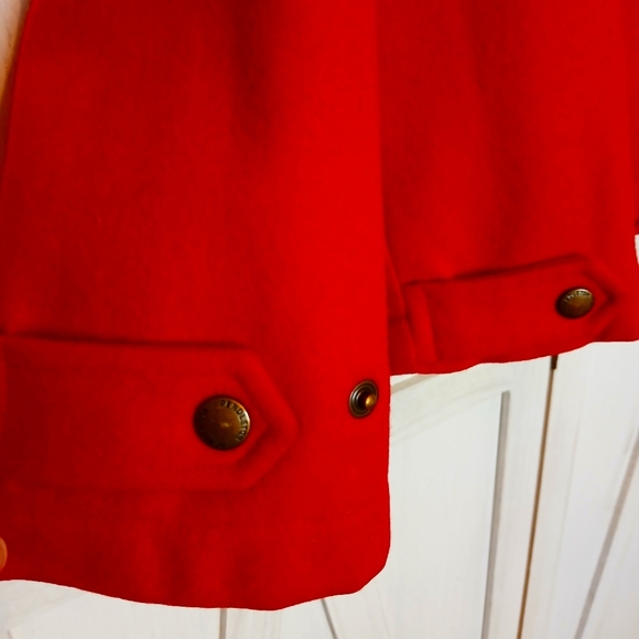 Vintage Pendleton 100% Wool Insulated Bomber Jacket Red - Small - Picture 5 of 9